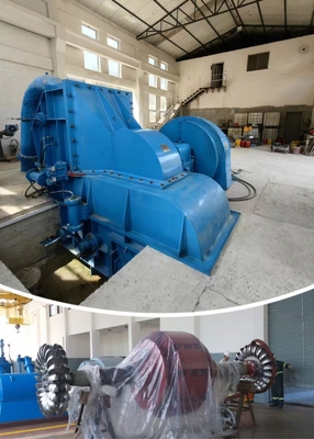 IP54 Rated Pelton Turbine Power Generator With Brushless / Thyristor Excitation