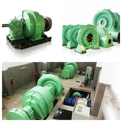 50HZ/60HZ 500KW-20MW Hydraulic Turbine Brushless Excitation Generator For Power Station