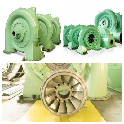 Steel Hydro Turbine Brushless Excitation Generator Set For 5m-500m Water Head