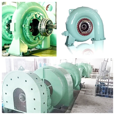200kW-20MW Hydroturbine Brushless Excitation Generator For Power Generation