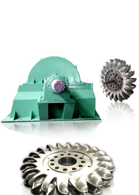 Head Pelton Turbine For Hydro Power Plant Capacity 5-50t Rated Frequency 50/60Hz Brushless Or Thyristor Excitation Mode