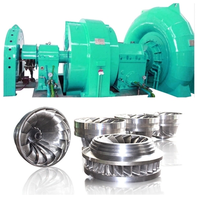 Automatic Control and Stainless Steel Runner Material Francis Turbine Generator Suitable