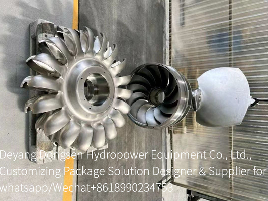 Generate Power Customized Blade Height Stainless Steel Hydro Turbine Runner for Long-lasting Energy Production