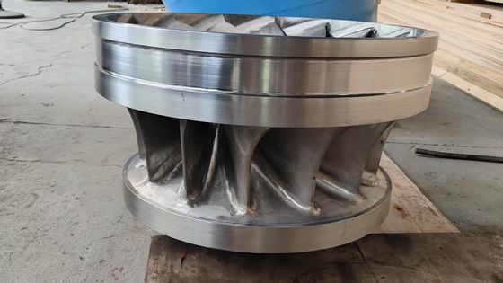 High or Low Speed Rotation Hydro Turbine Runner with Hardened Metals Material at 600RPM and 750RPM