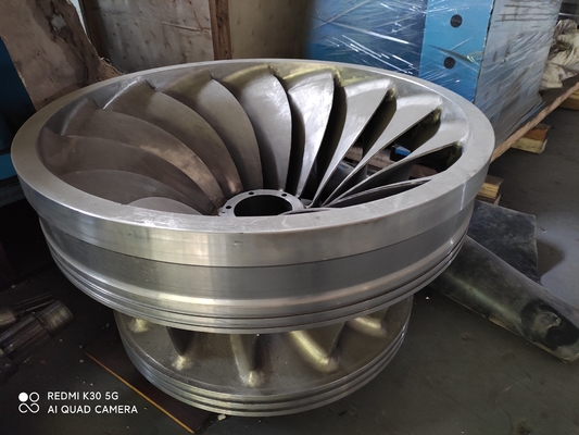 Francis Runner  Blade Angle Hydroelectric Turbine For And Inlet Pressure Of 10 MPa