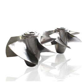 High Precision Hydro Turbine Runner , Kaplan Type Hydro Turbine Wheel