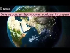 Francis Type 500kw Water Turbine Generator In Hydro Power Plant Yellow Color