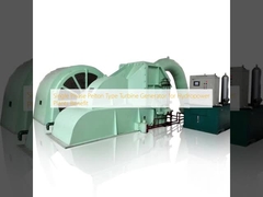 Single Phase Pelton Type Turbine Generator for Hydropower Plants Benefit