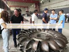 1-100 MW Rated Power Hydro Turbine Runner with Inlet Pressure 10 MPa and Stainless Steel Material